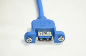 Mount 3.0 panèl USB gwoup yon fanm menm laj pou gwoup yon fenmèl kab
