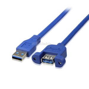 USB 3:0 kèk jou pou kab AF avèk plòg klete vis