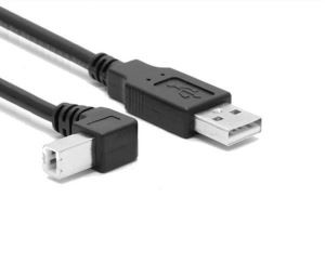 Ang USB B kab antre 2.0 Imprimantes vèsyon pipiti de youn pou desann