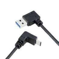Ang kite 90 degre USB3.0 pou moute ang USB 3.1 tip C kab
